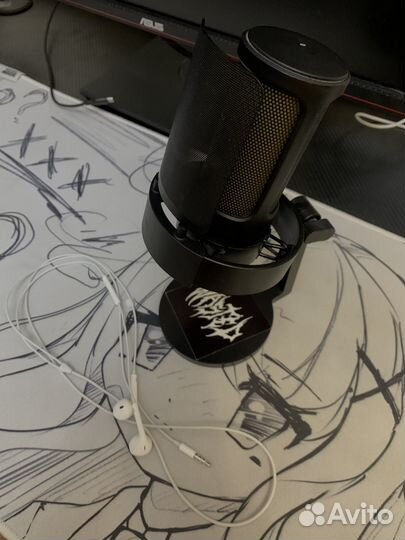 Fifine a8 + наушники airpods