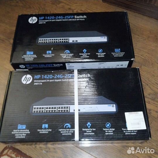 Новый сетевой коммутатор HP 1420-24G-2SFP
