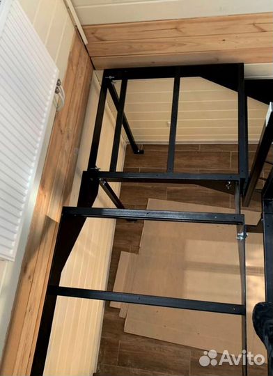 Металлокаркас для лестницы 