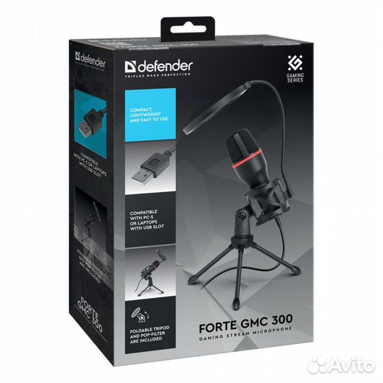 Микрофон defender Forte GMC 300 USB