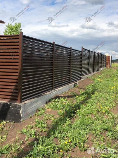 Забор жалюзи еврозабор