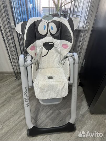 Стульчик для кормления chicco polly 0+