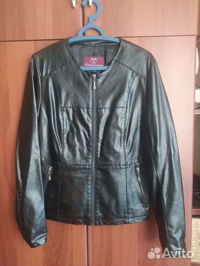 Куртка кожзам женская 48 50