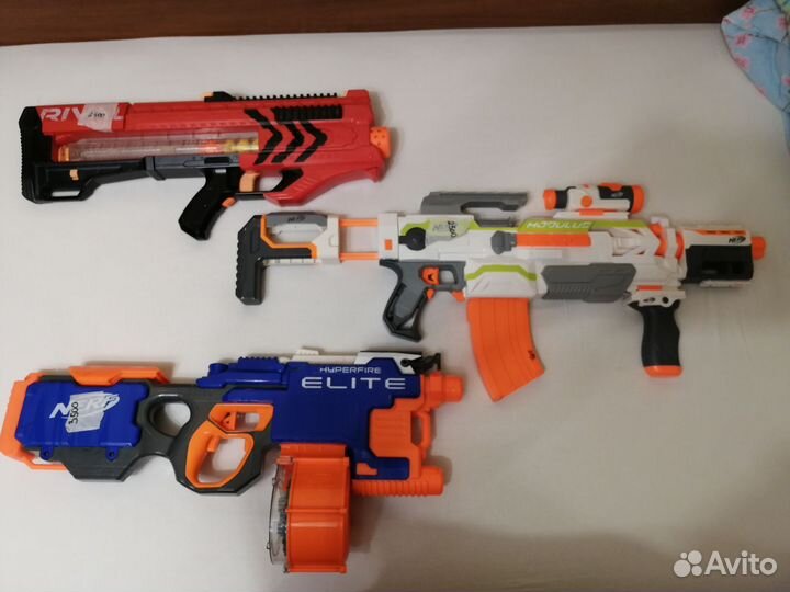 Коллекция игрушек Nerf