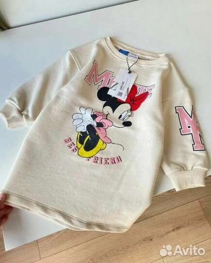 Детское платье туника zara Minnie 92-116