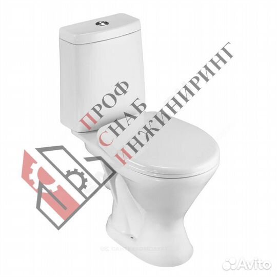 Унитаз-компакт горизонтальный выпуск нижний подвод