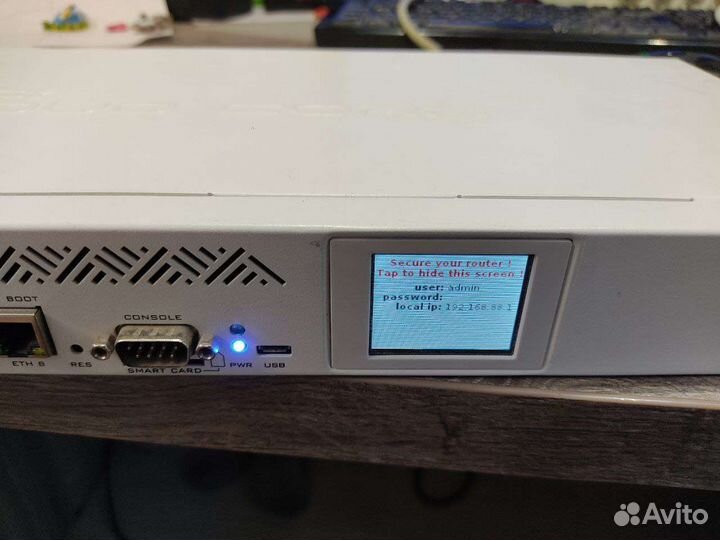 Маршрутизатор Mikrotik CCR1009-8G-1S-1S+