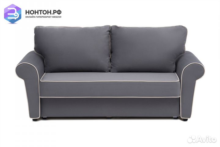 Диван еврокнижка Прованс темно-серый