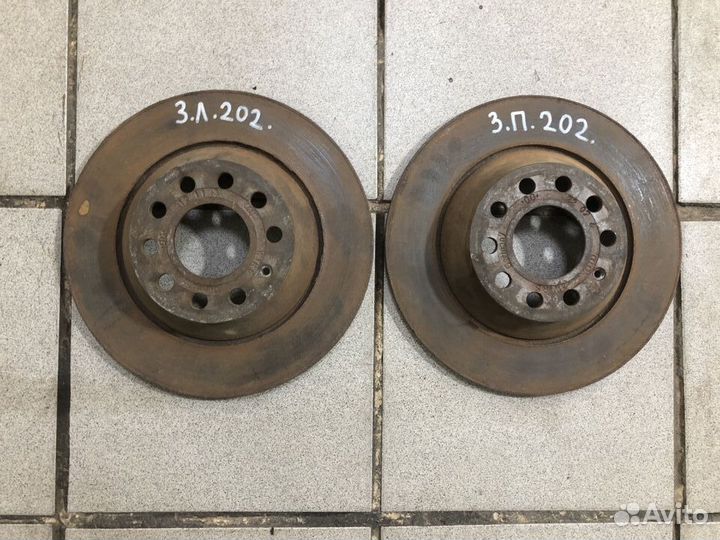 Тормозной диск Audi A6 C6