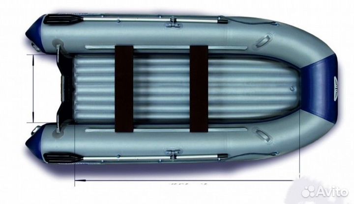 Лодка пвх Лидер visla-380