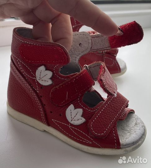 Босоножки сандалии для девочки 20 размер