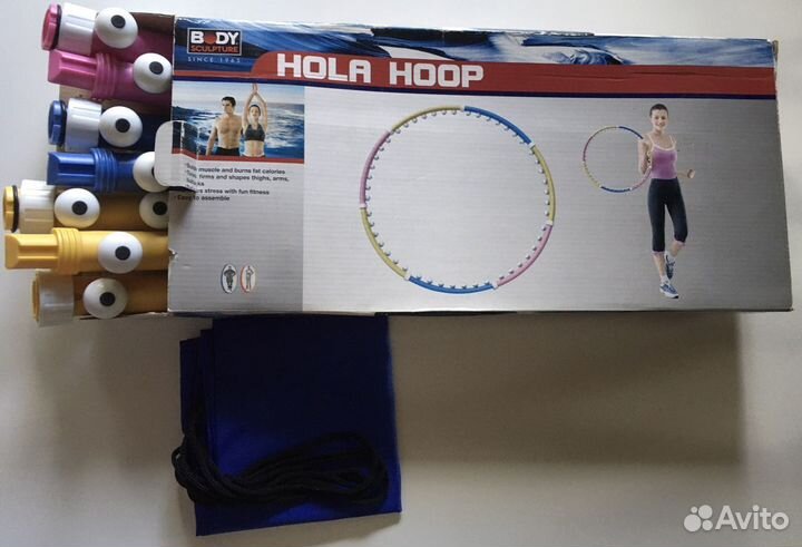 Обруч массажный холахуп разборный