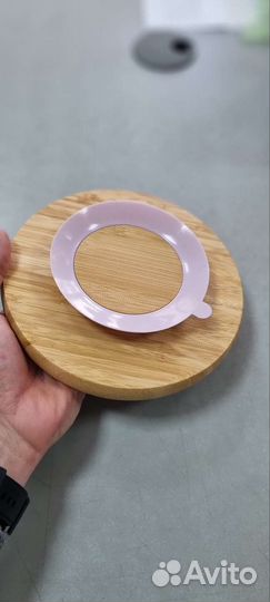 Тарелка детская деревянная на присоске