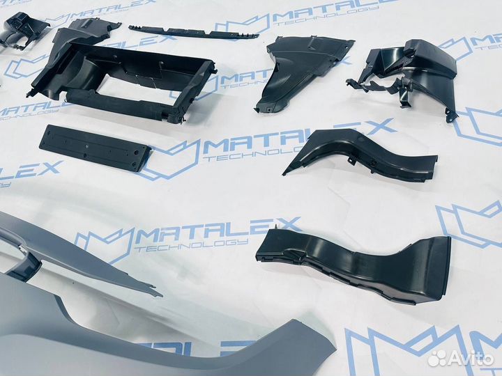 Передний бампер BMW F30 без омывателей фар