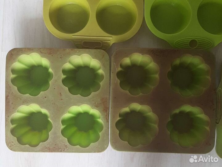 Силиконовые формы для выпечки 5 шт