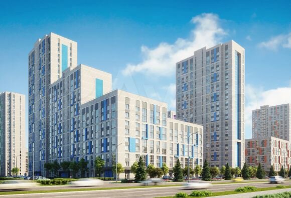 2-к. квартира, 65,9 м², 7/25 эт.