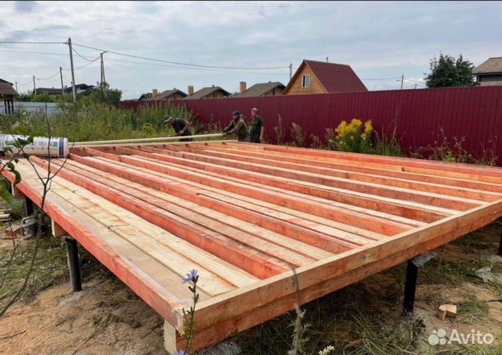 Модульный дом каркасный 8х6м летний вариант