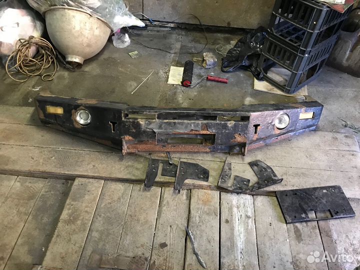 Железный бампер на Эскудо