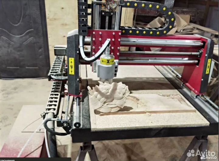Фрезерный настольный станок чпу дереву и двп