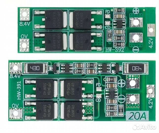 Плата Bms 1s, 2s, 3s, 4s