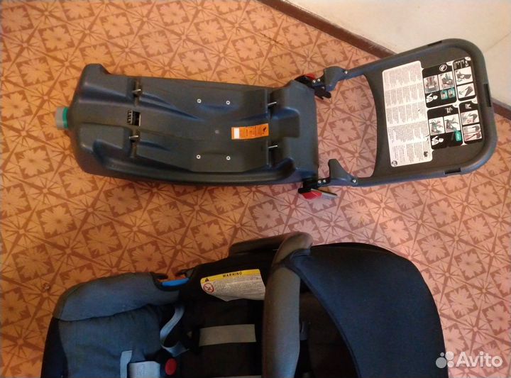 Автолюлька britax romer с базой isofix