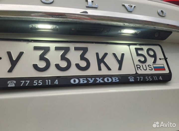 Подсветка номера Volvo S80 S40 S60 XC60 XC70 V70