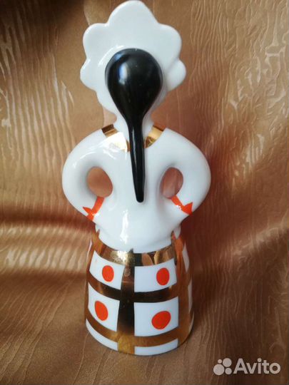 СССР Фарфоровая статуэтка Матрешка-невеста. Дулево