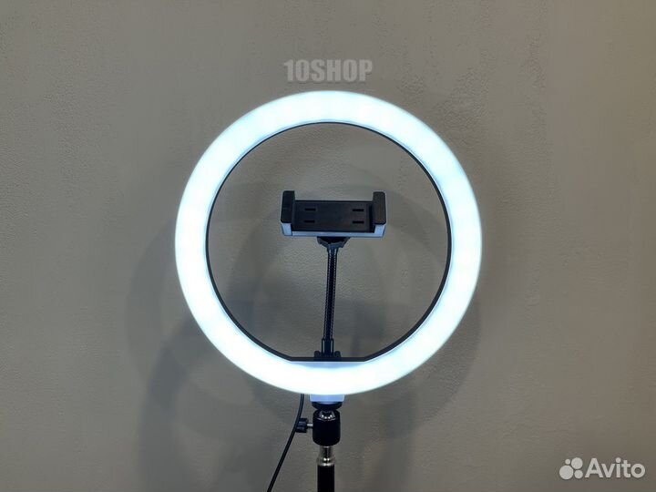 Кольцевая лампа 26см + штатив