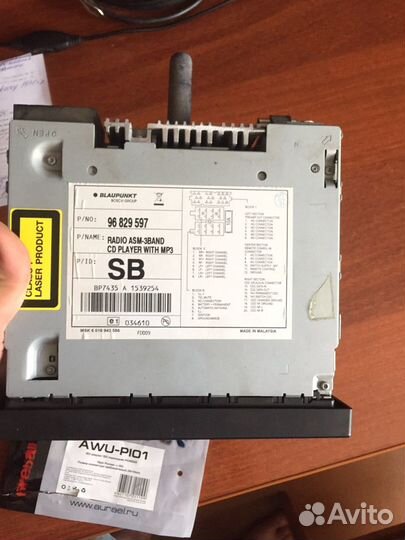 Штатная магнитола Шевроле Лачетти