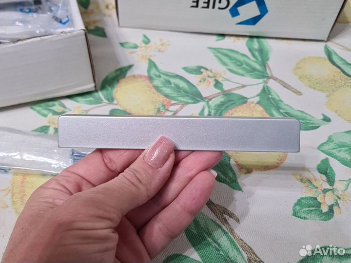 Ручка мебельная серебро