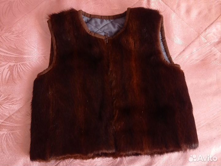 Жилет меховой детский