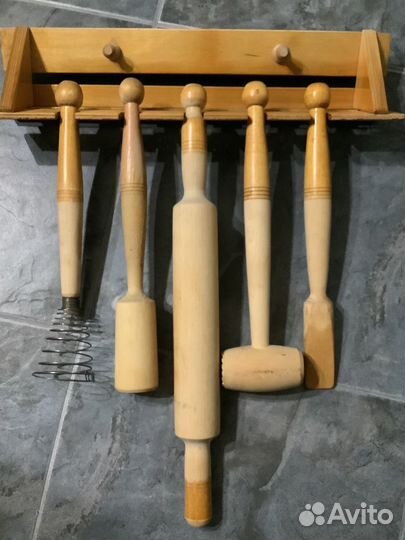 Наборы для кухни и дачи деревянные СССР