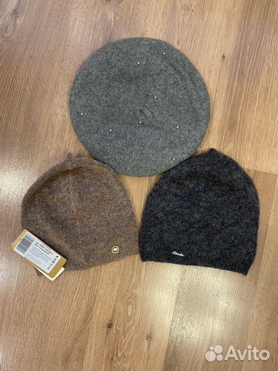 Шапка и шарф женский. Перчатки кожа