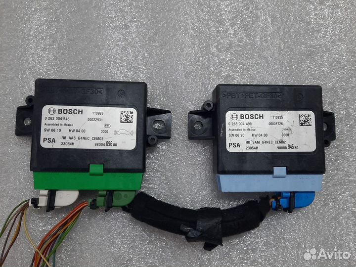 Блок управления парктрониками citroen c4 b7