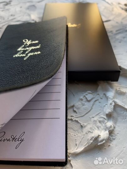 Кожаный блокнот