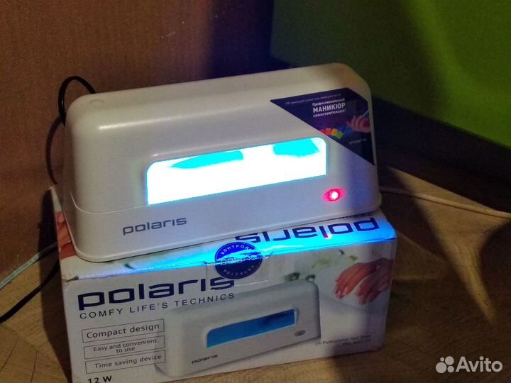 Уф лампа Polaris наращивания сушка ногтей ультрафи