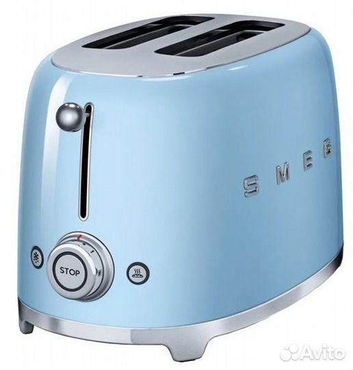 Тостер Smeg TSF01pbeu, пастельный голубой