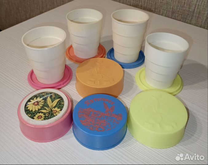 Стакан складной 4 штуки СССР