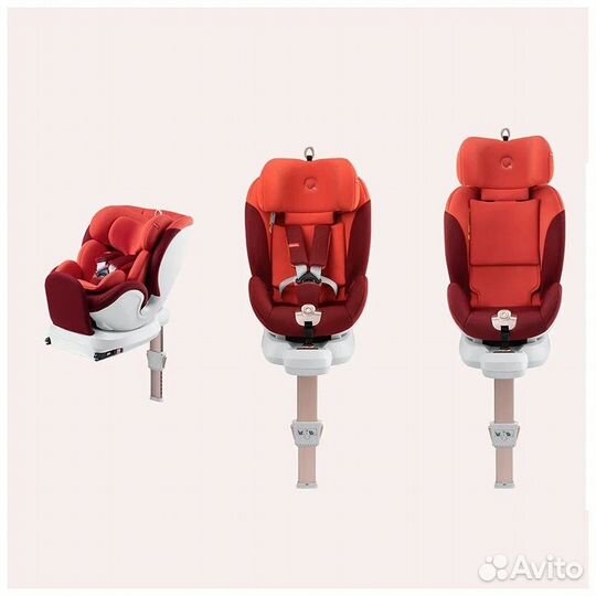 Детское автокресло qborn Child Safety Seat 360 Red