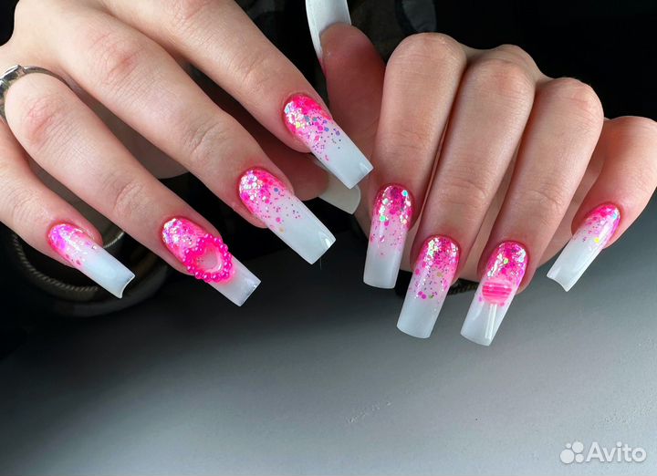 Маникюр, гель лак, наращивание