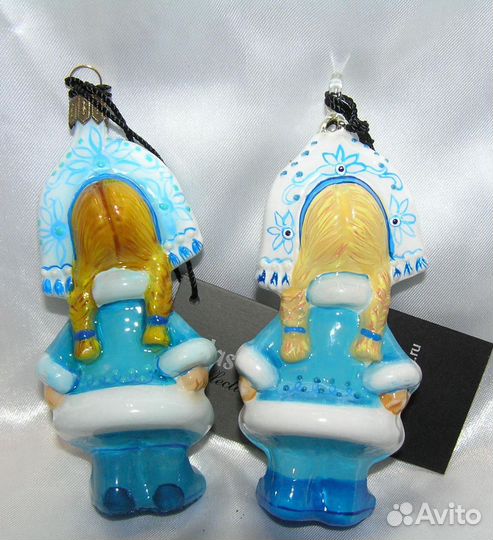 Елочные игрушки из стекла