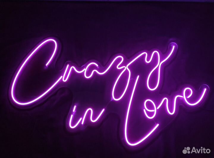 Неоновая вывеска аренда