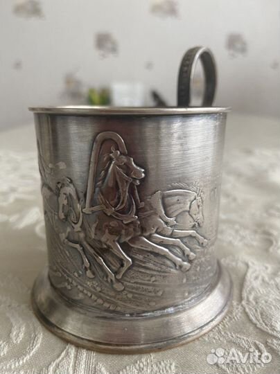 Подстаканник мельхиор СССР