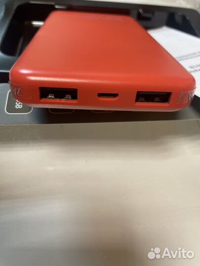 Power bank Awei 10000 mah красный