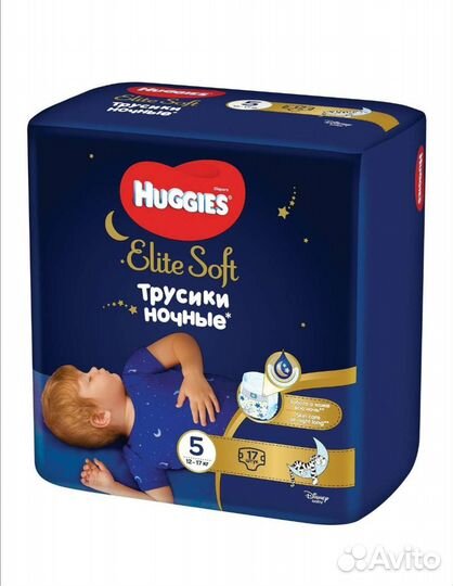 Ночные трусики Huggies