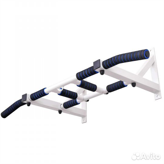 Турник настенный 3 хвата усиленный + мягкие ручки