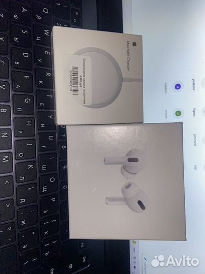 Airpods pro копия, magsafe charger копия