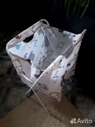 Складная корзина для белья, гладильная доска