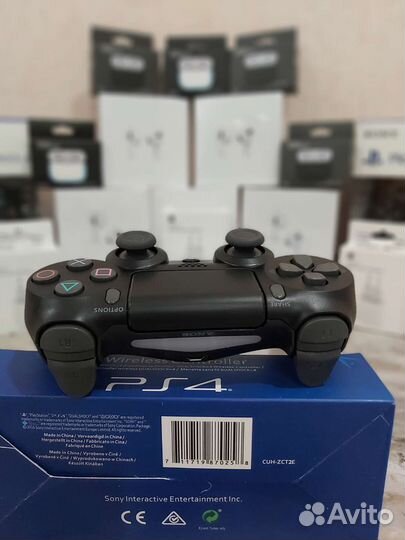 Джойстик Dualshock для PS4 Ver.2 чёрного цвета