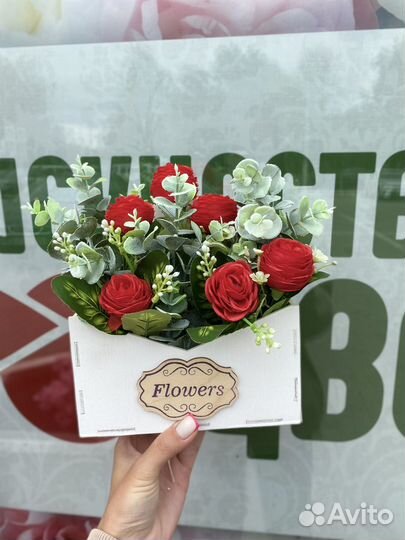 Композиция Flowers. Искусственные цветы